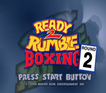 Ready 2 Rumble Boxing - Round 2 screen shot title